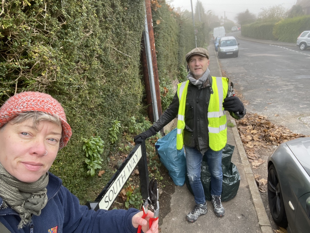 Nick Tigg, pioneer of the Nevill Community Weeding Group