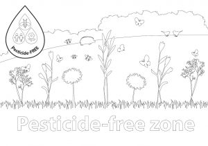 Download and colour in the Pesticide-Free Zone Poster