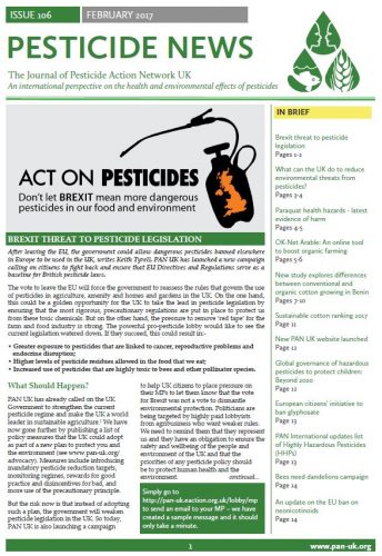 Pesticide News - Pesticide Action Network UK